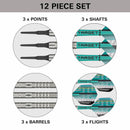 Target Hydro 12 90 % Softdarts - DreamDarts Dartshop