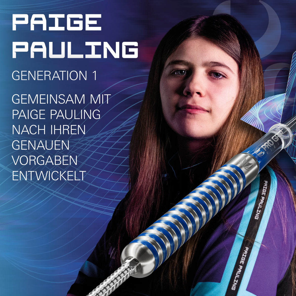 PAIGE PAULING GEN 1 90% Steeldarts - DreamDarts Dartshop