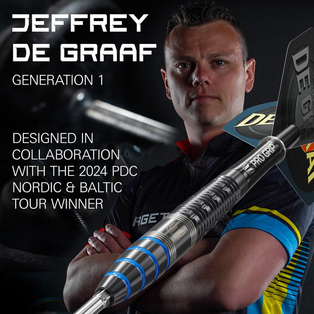 JEFFREY DE GRAAF 23G SP STEELDARTS - DreamDarts Dartshop
