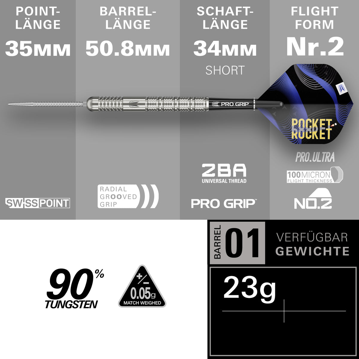 JUSTIN HOOD GEN 1 90% Steeldarts - DreamDarts Dartshop