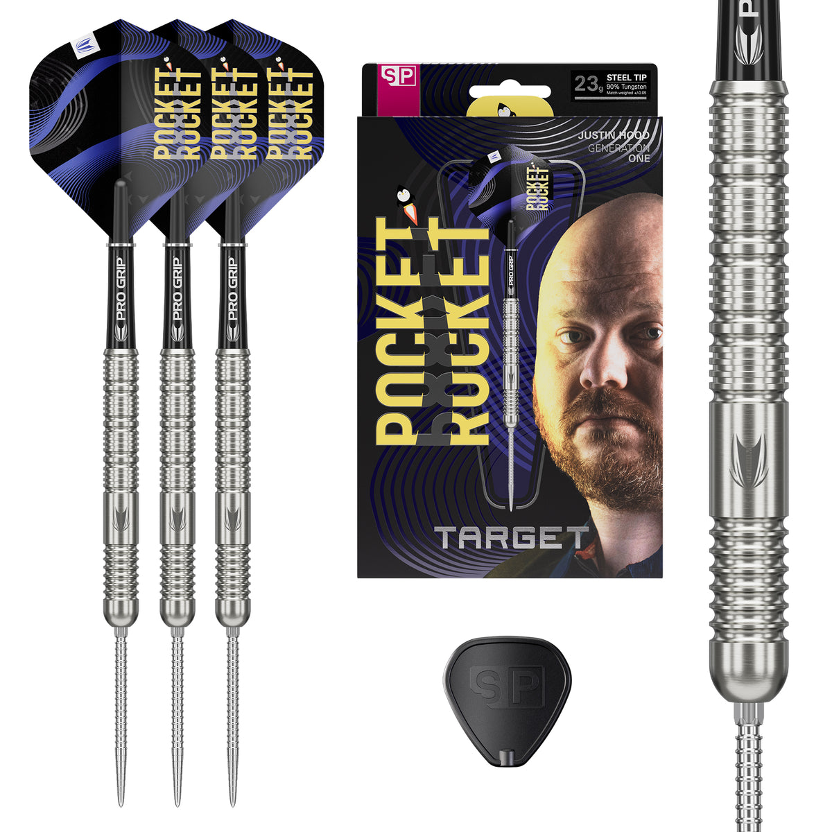 JUSTIN HOOD GEN 1 90% Steeldarts - DreamDarts Dartshop