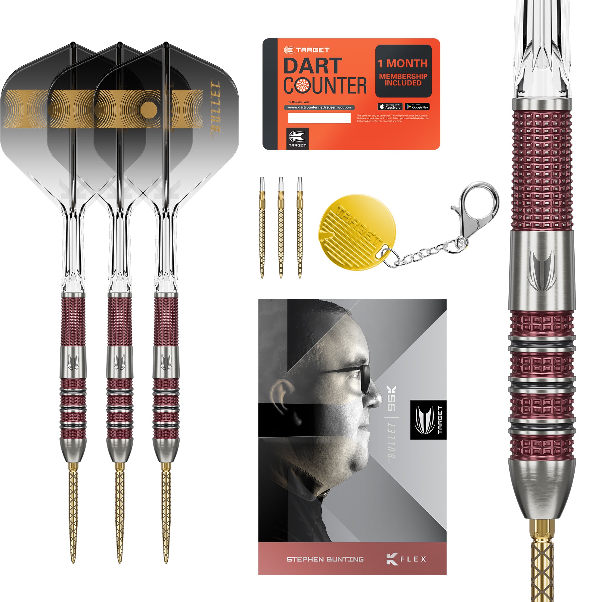 Steven Bunting 95k SP Steeldarts - DreamDarts Dartshop