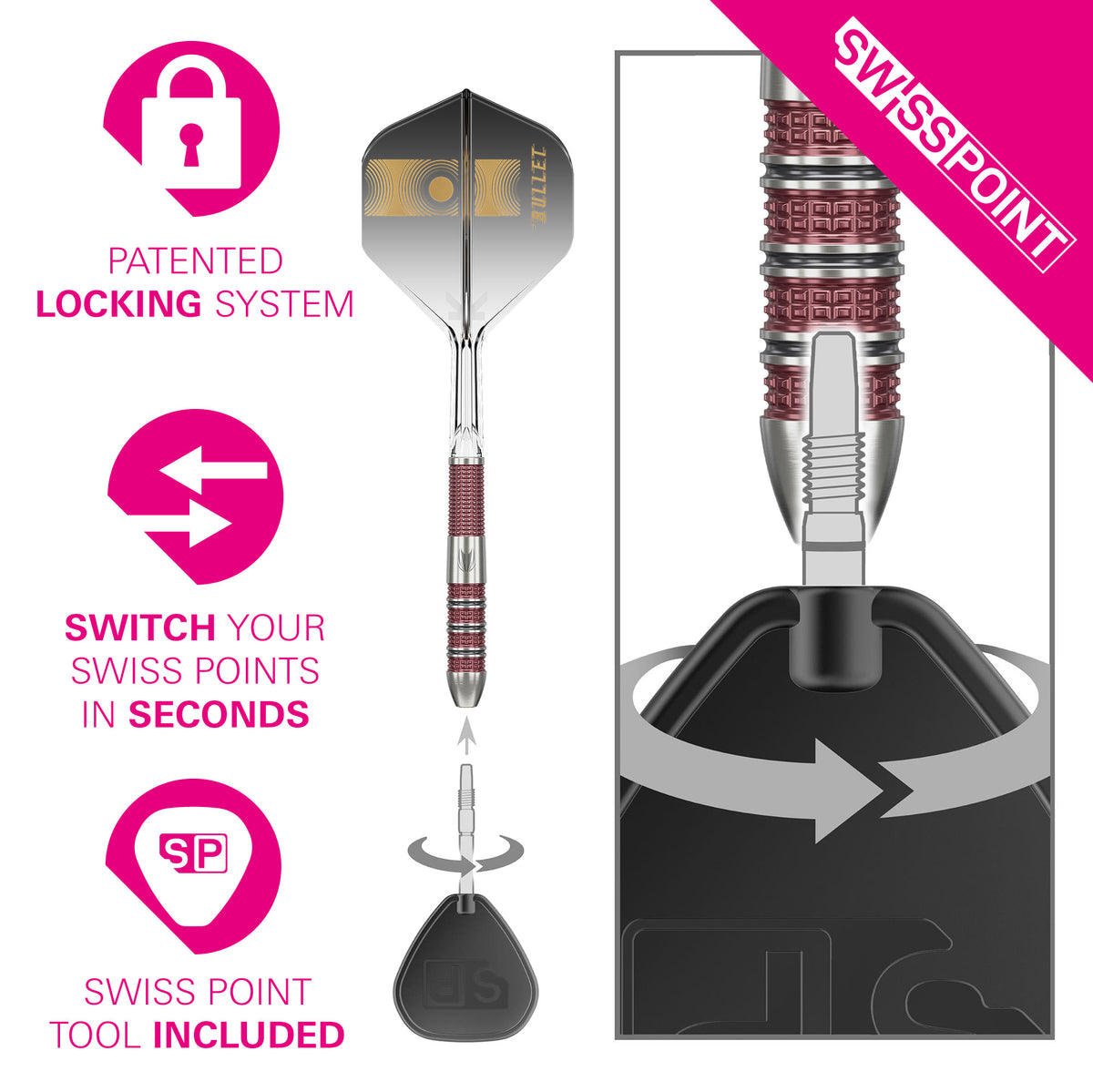 Steven Bunting 95k SP Steeldarts - DreamDarts Dartshop