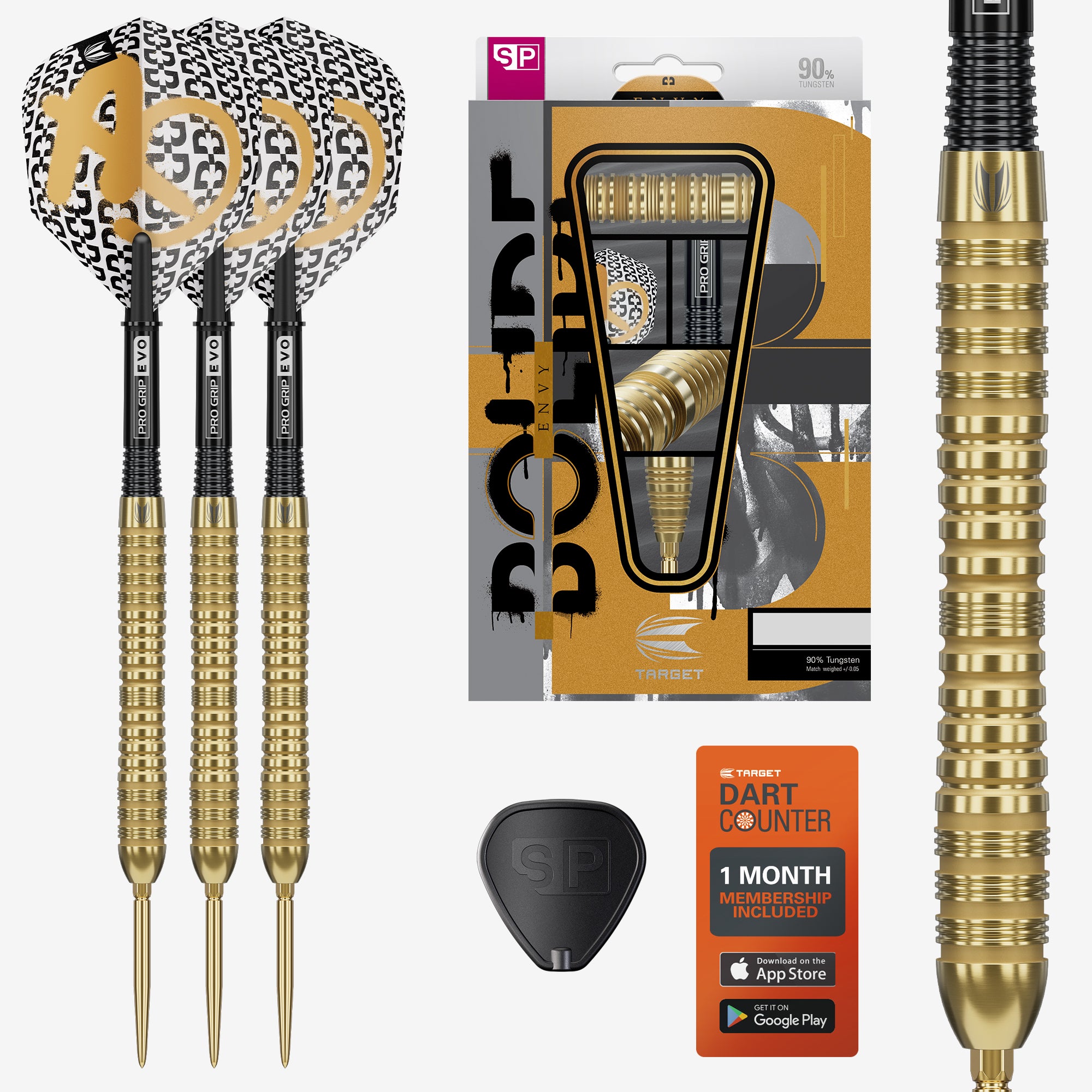 BOLIDE ENVY 04 90% STEEL TIP DARTS - DreamDarts Dartshop