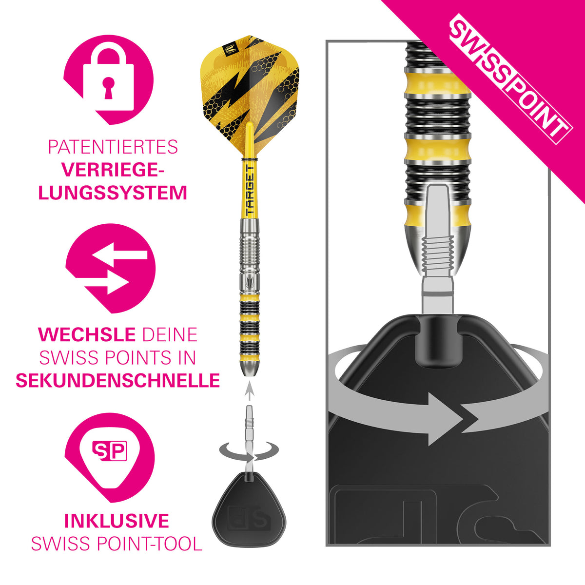 BUZZ SP01 90% Steeldarts - DreamDarts Dartshop