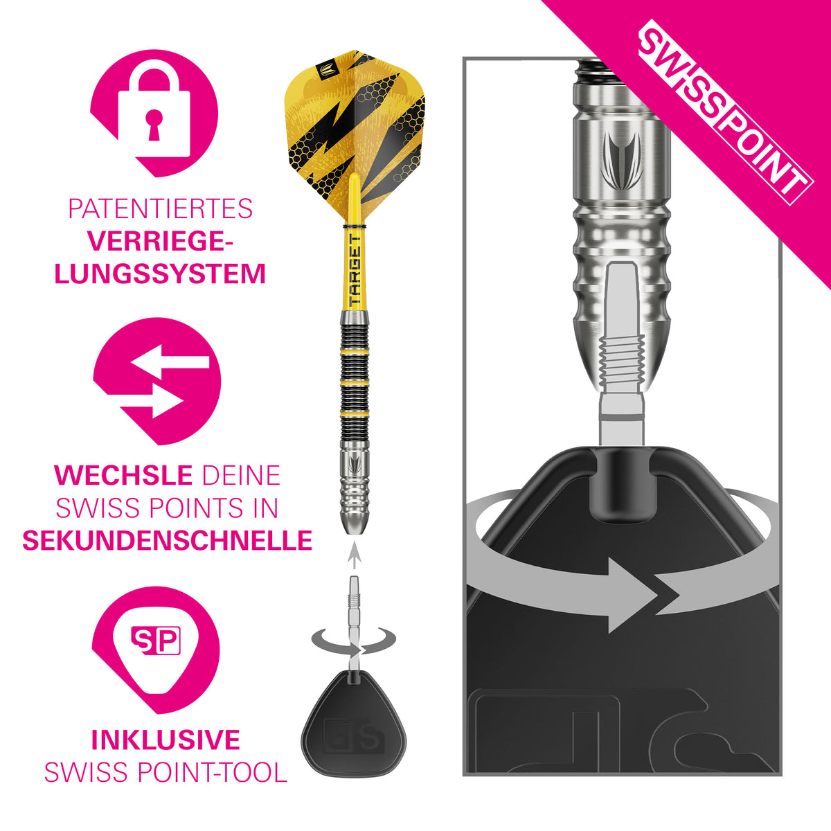 BUZZ SP02 90% Steeldarts - DreamDarts Dartshop