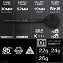 Darth Vader 95% Steeldarts - DreamDarts Dartshop