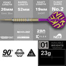 LUKE LITTLER G1 PRODIGY STEELDARTS - DreamDarts Dartshop