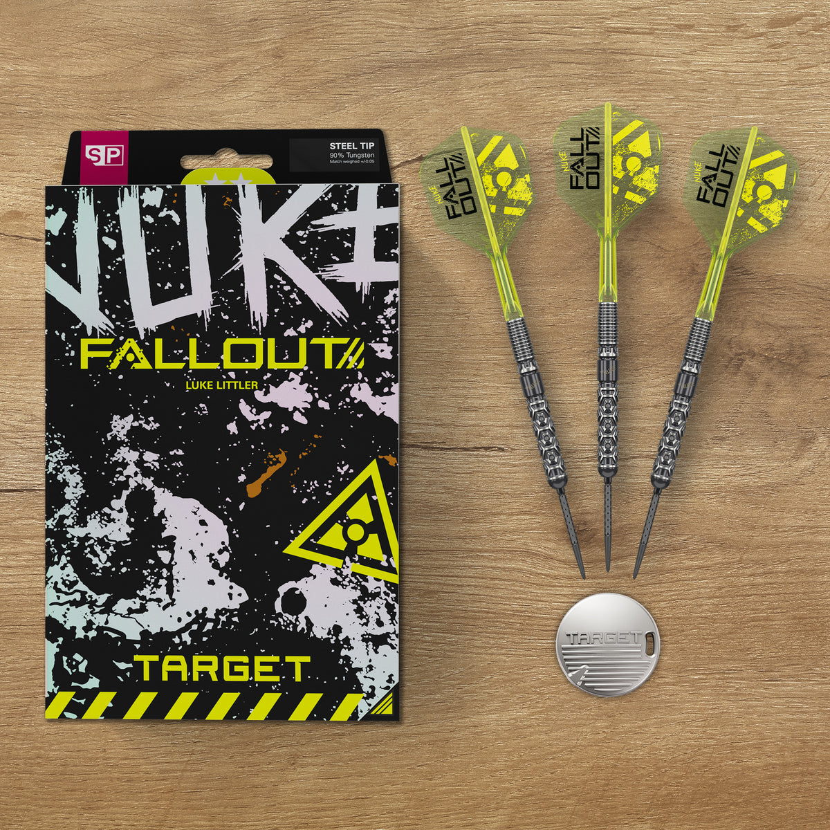 LUKE LITTLER NUKE FALLOUT 90% Steeldarts - DreamDarts Dartshop