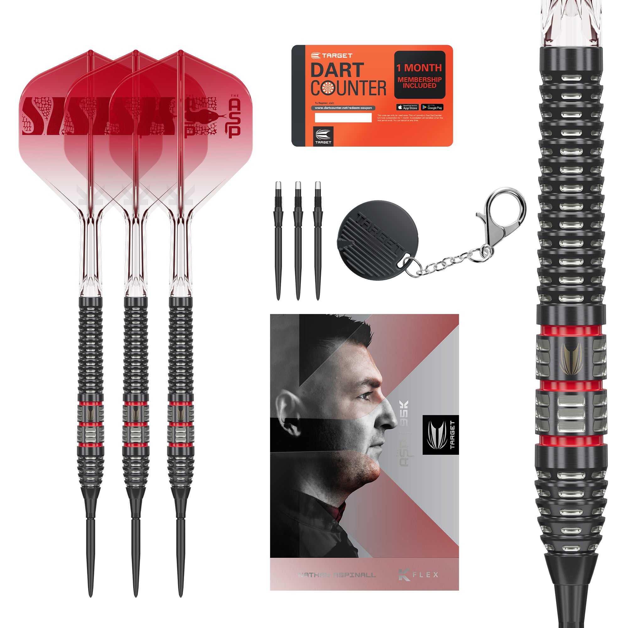 NATHAN ASPINALL 95K SP STEEL TIP DARTS 2025 - DreamDarts Dartshop