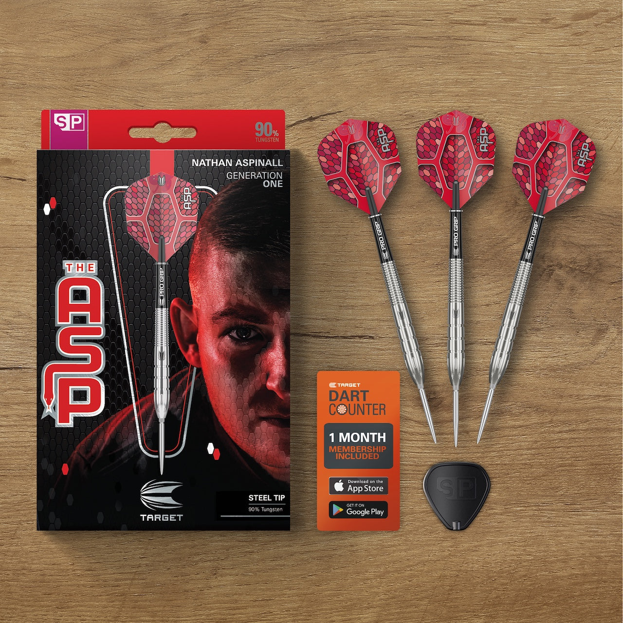 Nathan Aspinall GEN1  90% SwissPoint Steeldarts - DreamDarts Dartshop