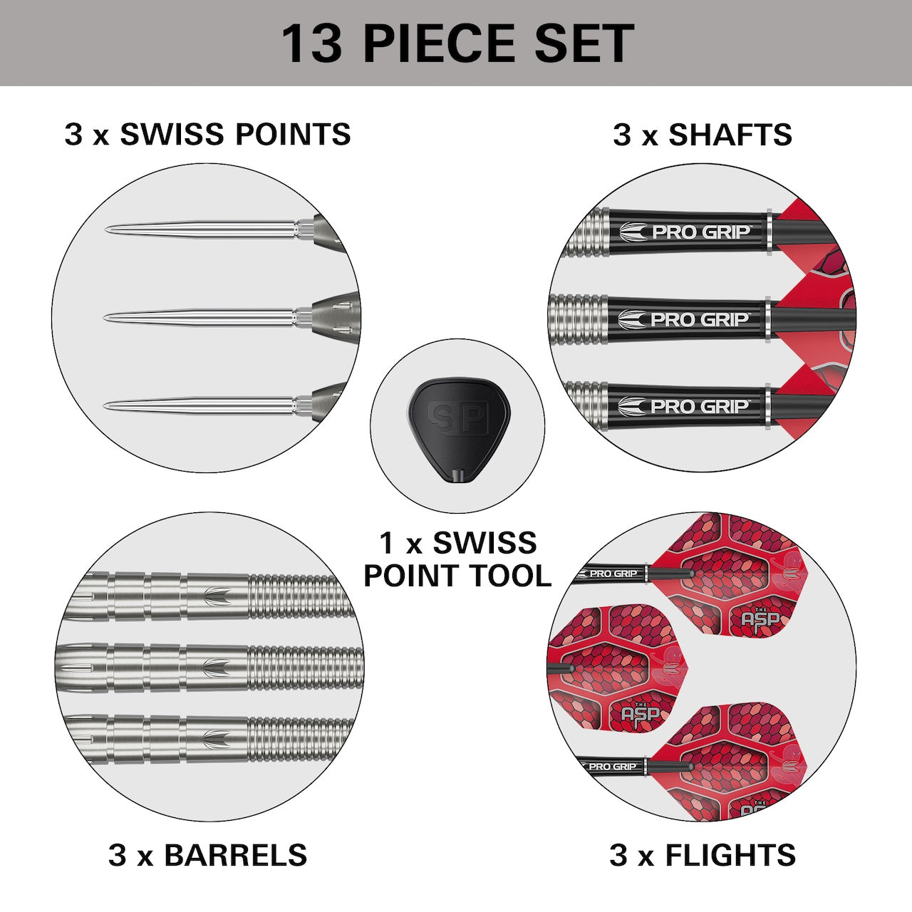 Nathan Aspinall GEN1  90% SwissPoint Steeldarts - DreamDarts Dartshop