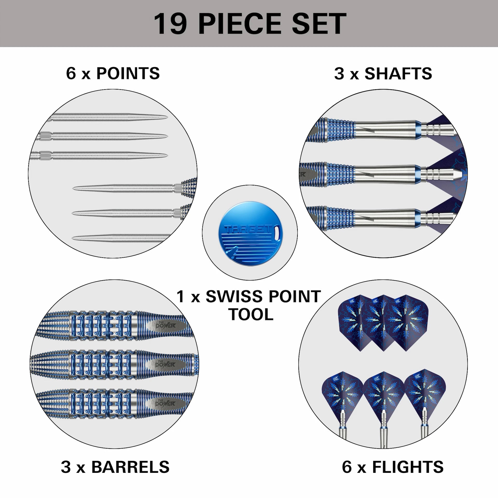 Phil Taylor Power Gx2 95 % Steeldarts - DreamDarts Dartshop