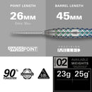ROVE 02 STEEL TIP DARTS - DreamDarts Dartshop