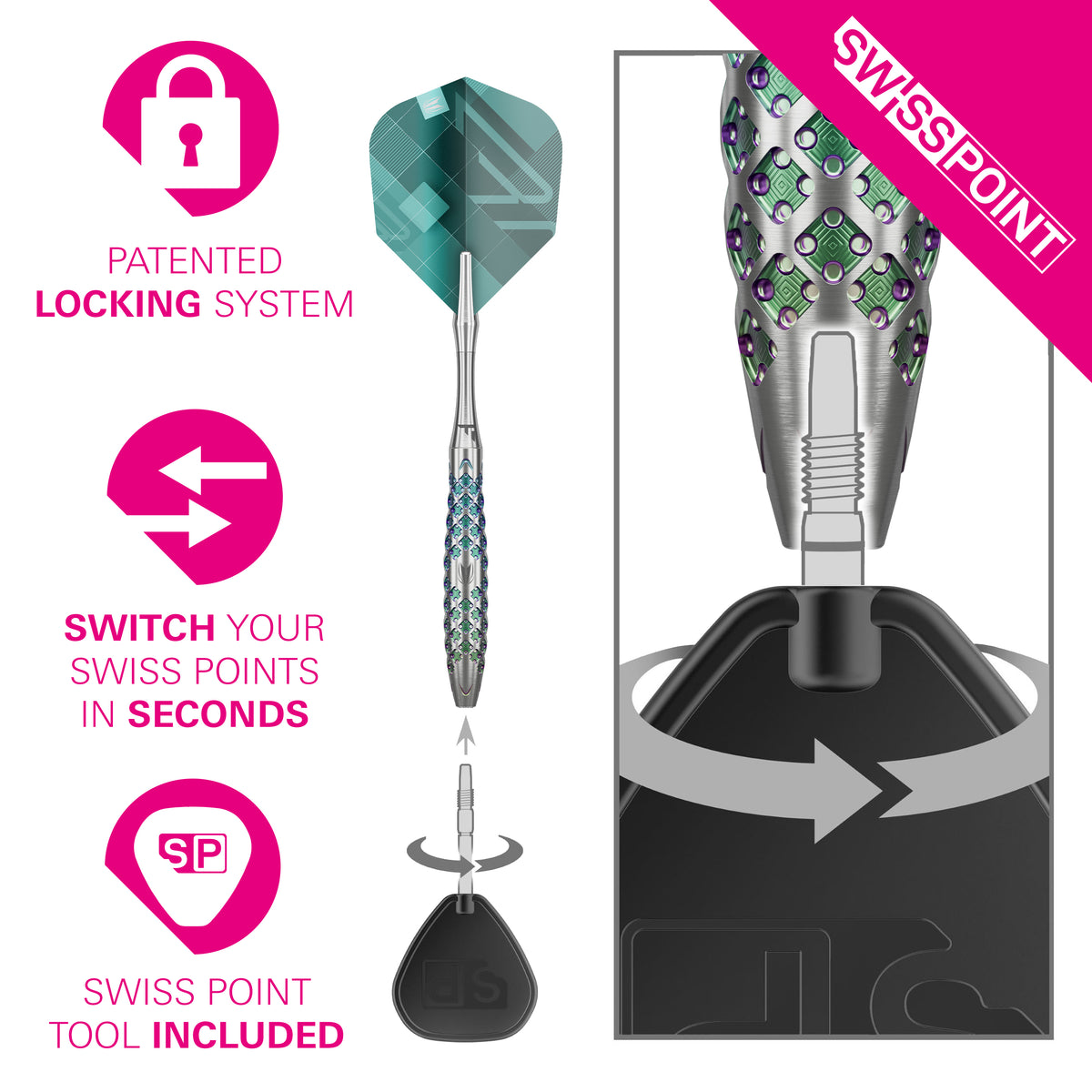 ROVE 02 STEEL TIP DARTS - DreamDarts Dartshop