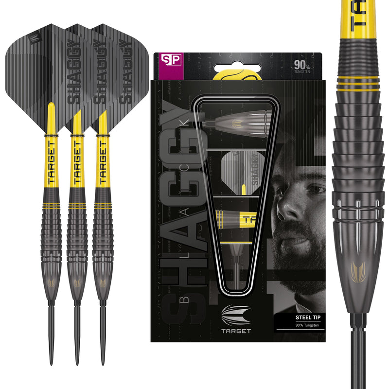 Scott "Shaggy" Williams BLACK 90% Steeldarts - DreamDarts Dartshop