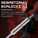 SEBASTIAN BIALECKI 90% 22G SP STEEL TIP DARTS - DreamDarts Dartshop