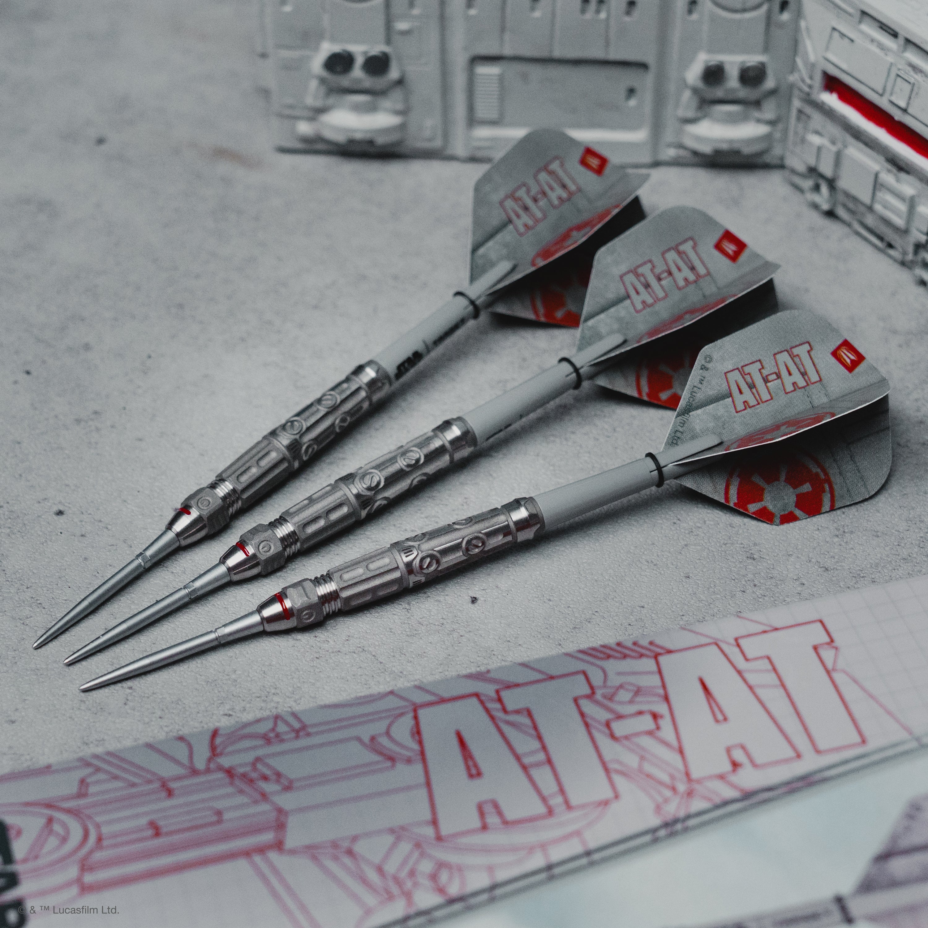 STAR WARS AT-AT 90% SP STEEL TIP DARTS 2026 - DreamDarts Dartshop