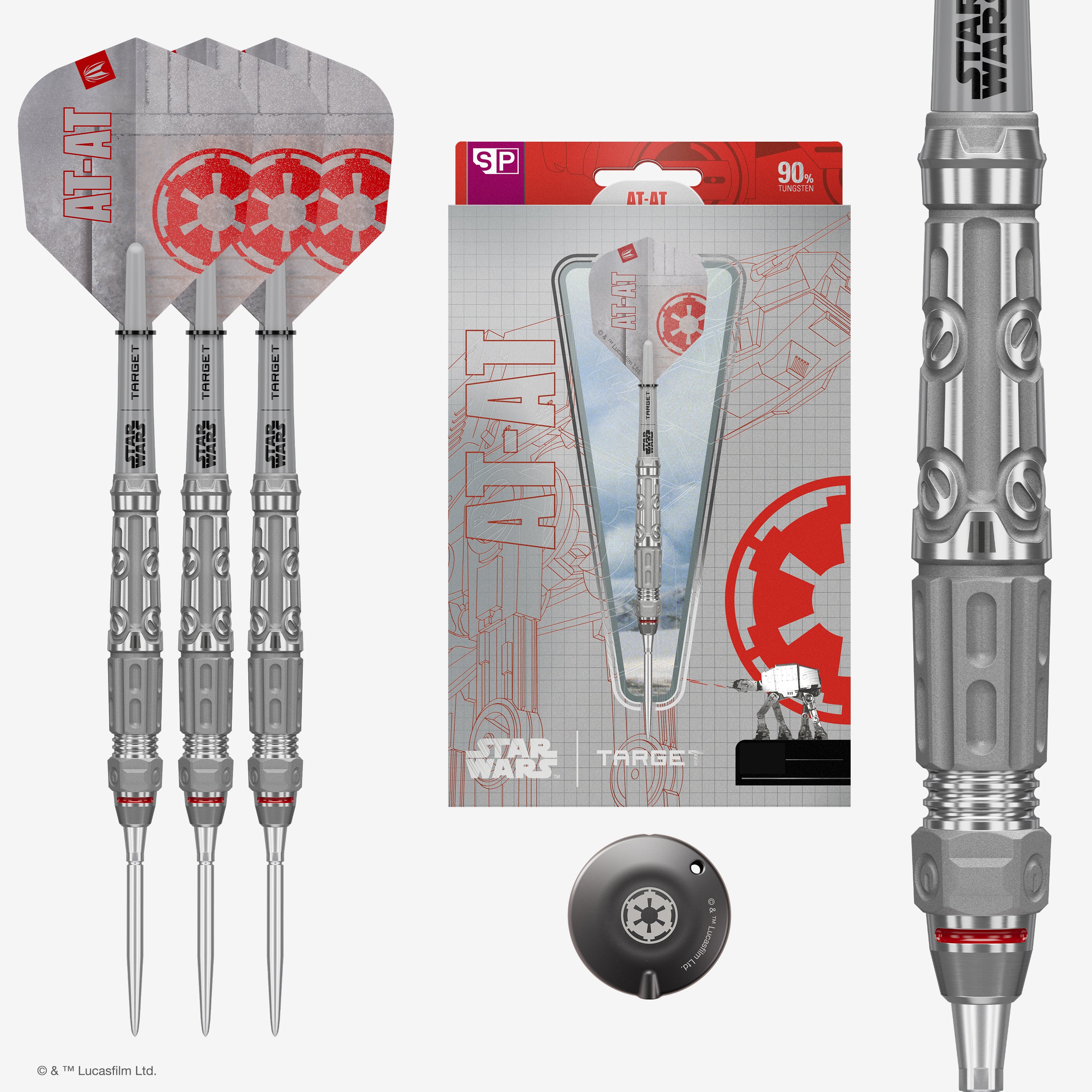 STAR WARS AT-AT 90% SP STEEL TIP DARTS 2026 - DreamDarts Dartshop