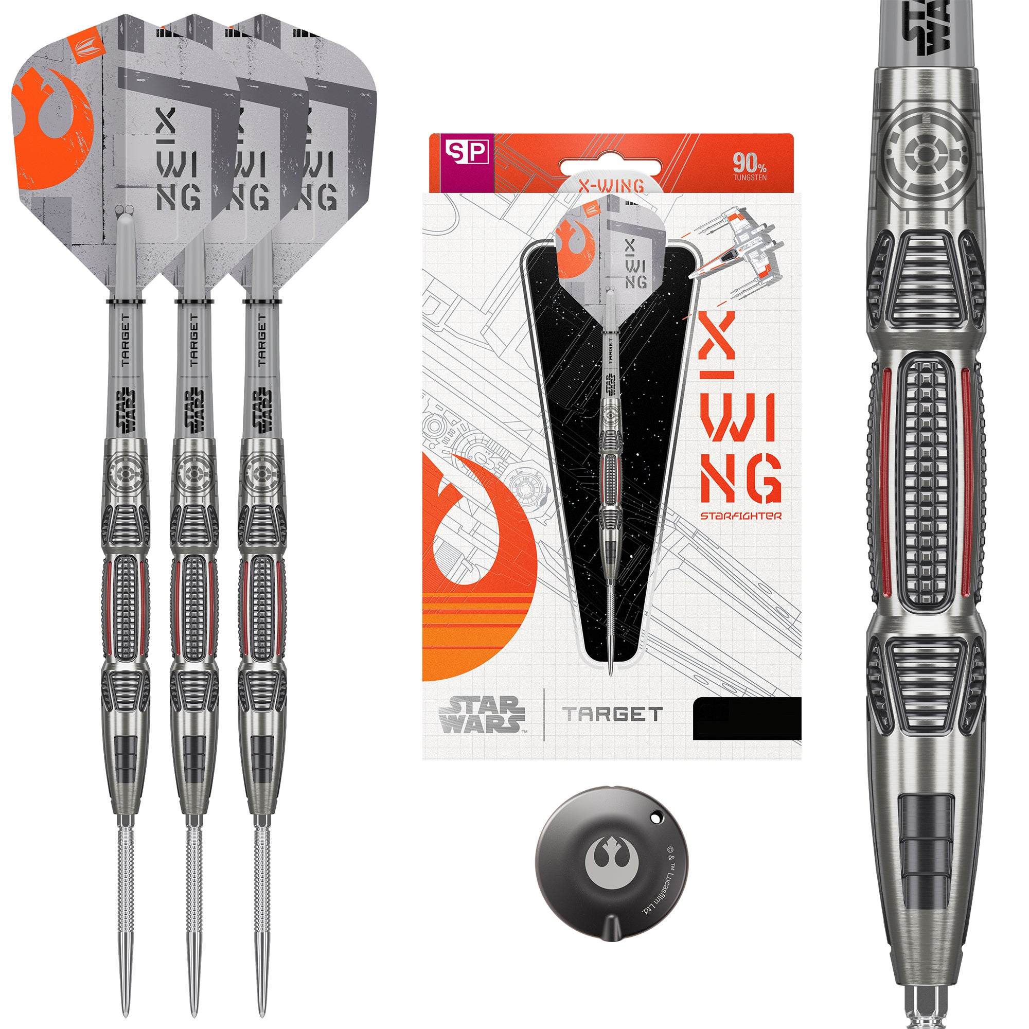 STAR WARS X-Wing 90% Steeldarts - DreamDarts Dartshop