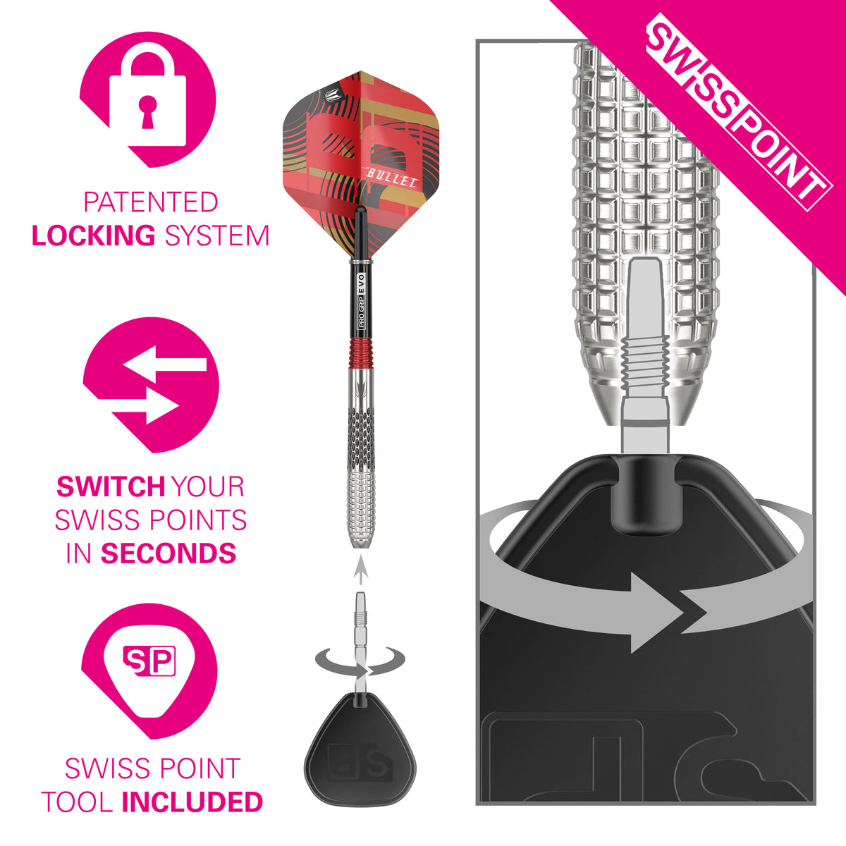Stephen Bunting Gen 5 95% Steeldarts - DreamDarts Dartshop