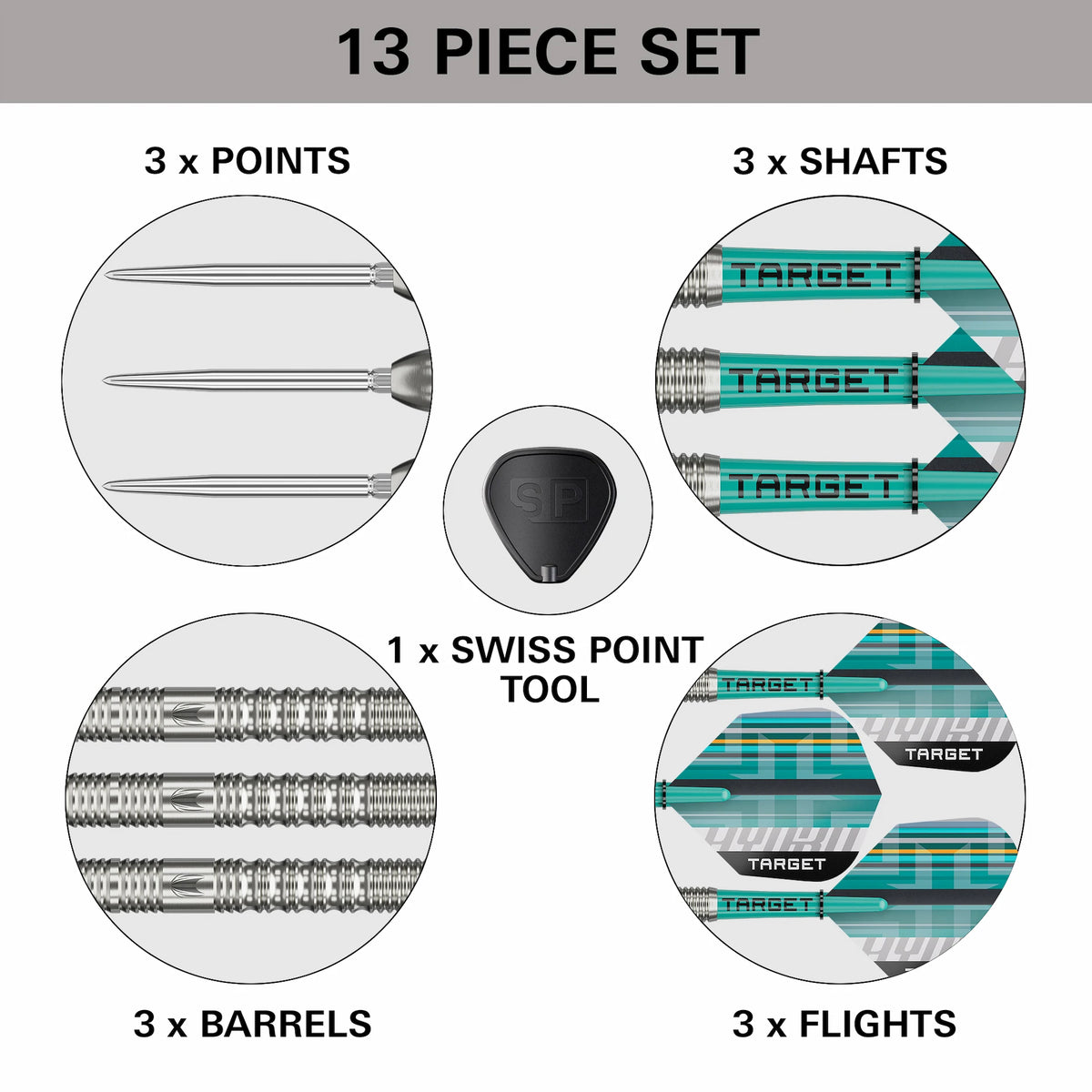 Target Hydro 01 90 % Steeldarts - DreamDarts Dartshop