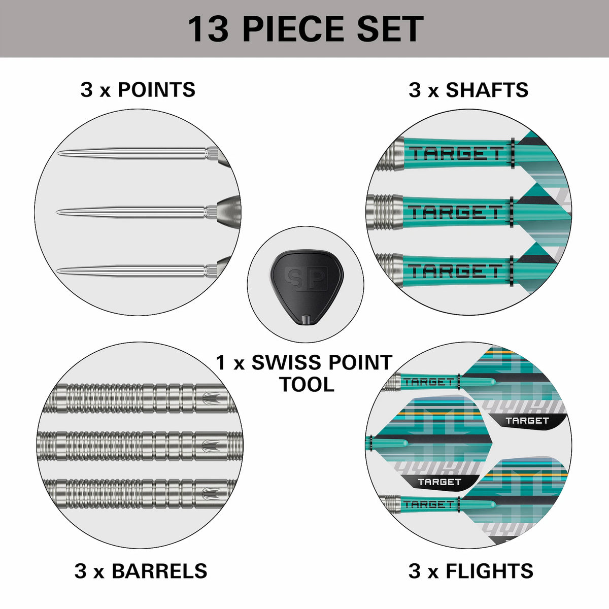 Target Hydro 03 90 % Steeldarts - DreamDarts Dartshop
