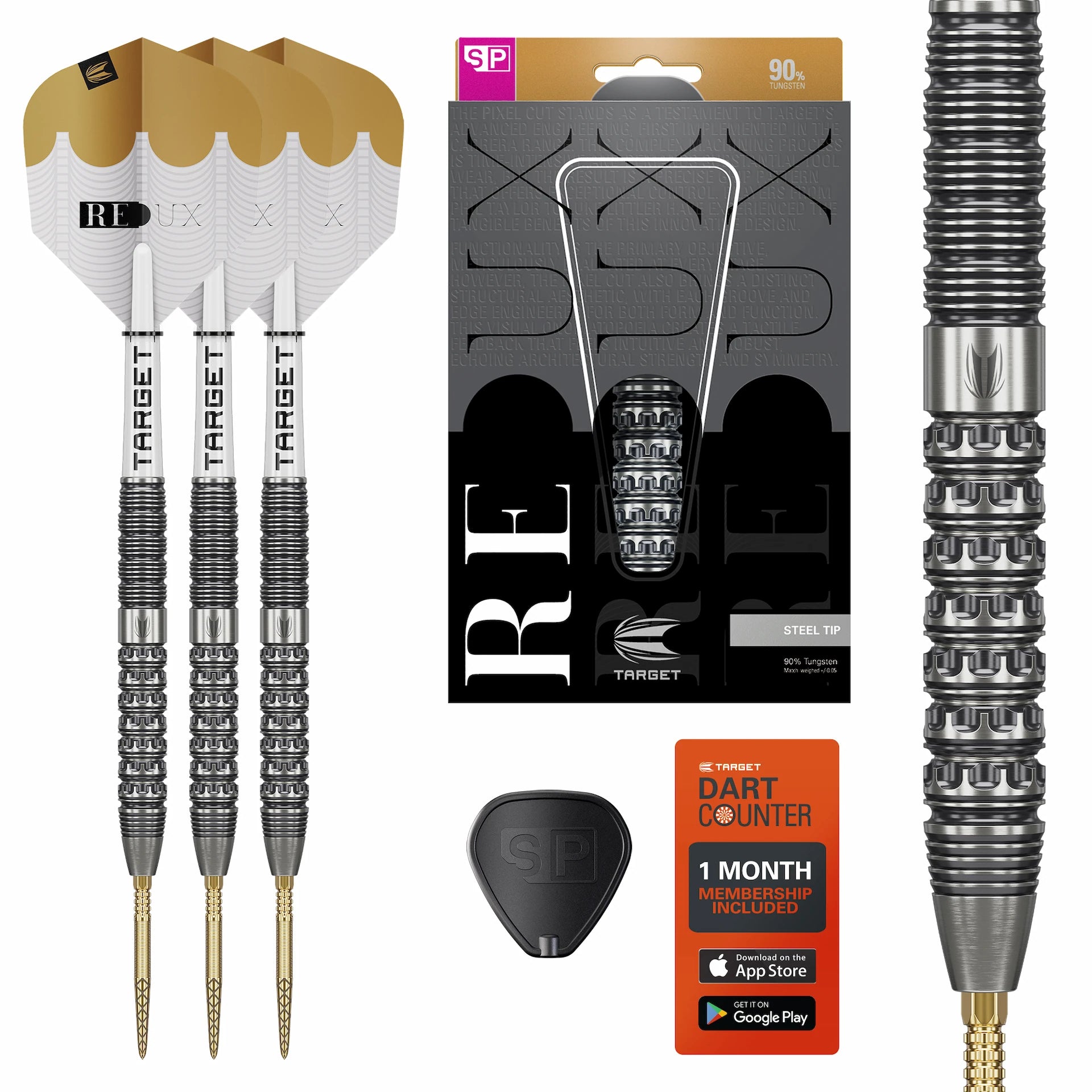 Target Redux 01 90 % Steeldarts - DreamDarts Dartshop