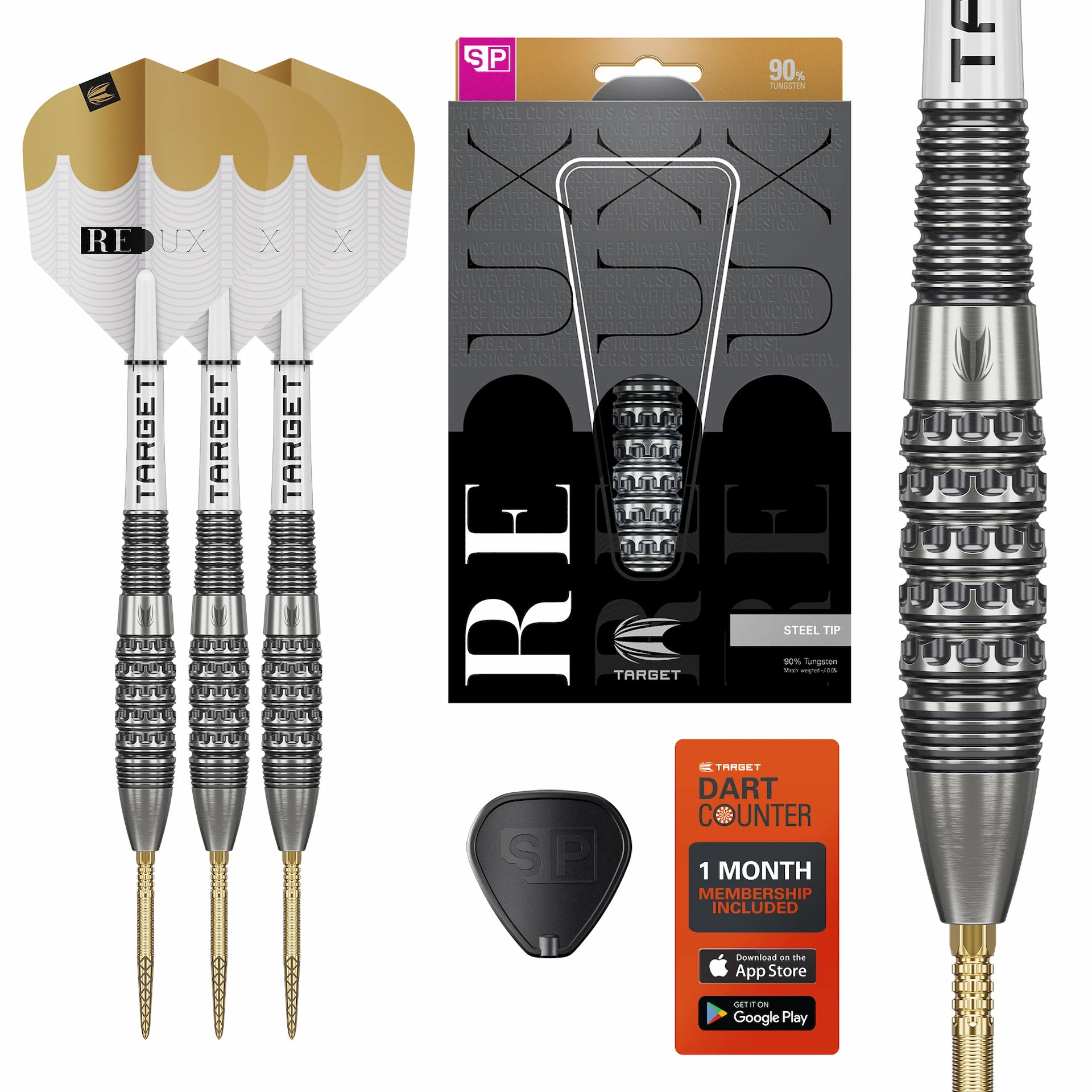 Target Redux 02 90 % Steeldarts - DreamDarts Dartshop
