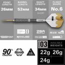 Target Redux 03 90 % Steeldarts - DreamDarts Dartshop