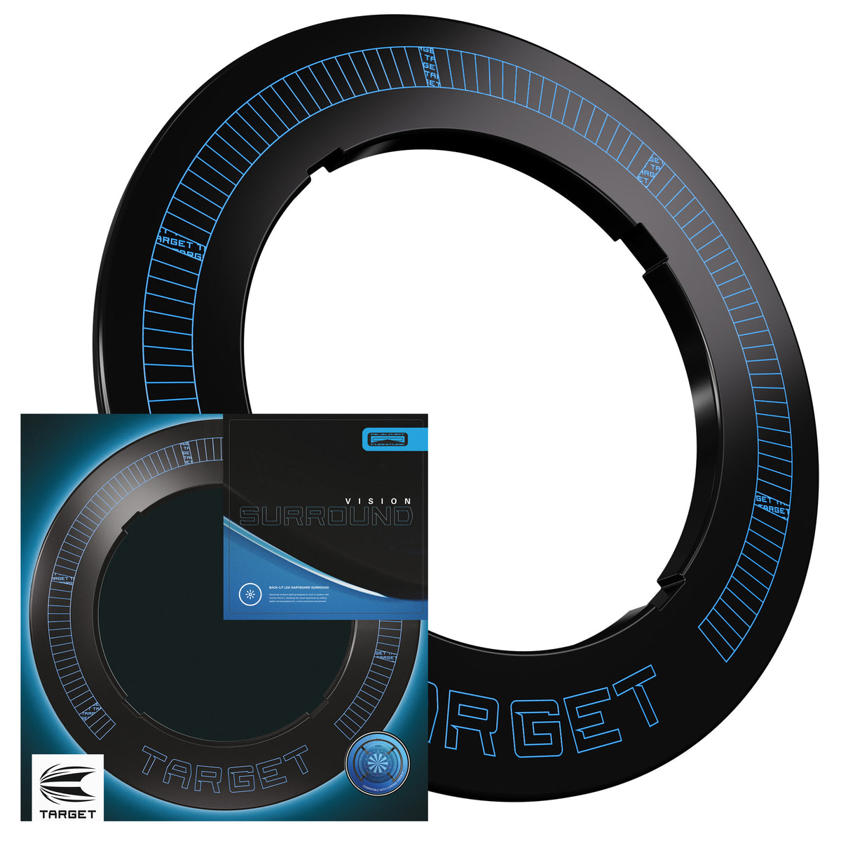 TARGET CORONA VISION NOTCHED SURROUND - DreamDarts Dartshop