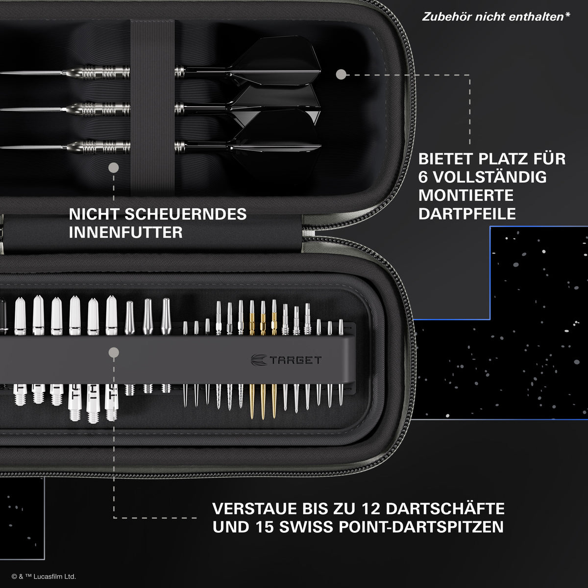 R2D2 BOA Darttasche - DreamDarts Dartshop
