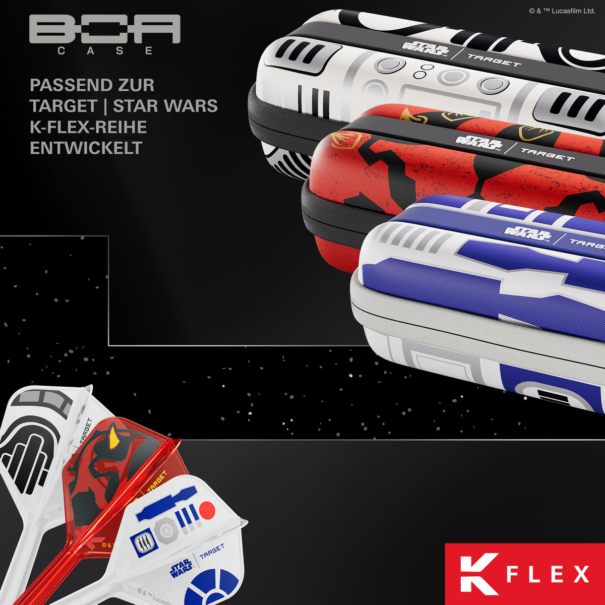 R2D2 BOA Darttasche - DreamDarts Dartshop