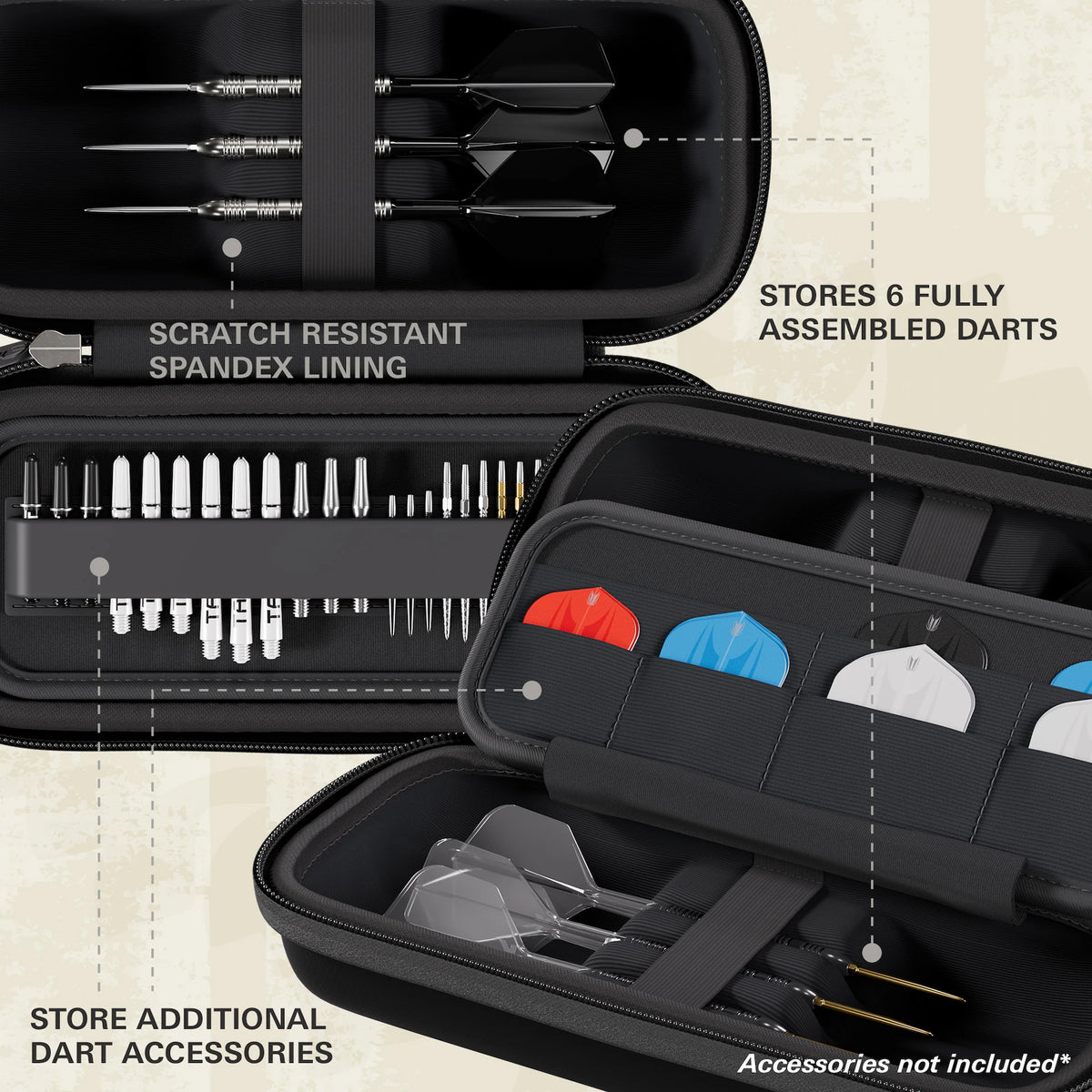 Target BOA Darttasche - verschiedene Farben - DreamDarts Dartshop