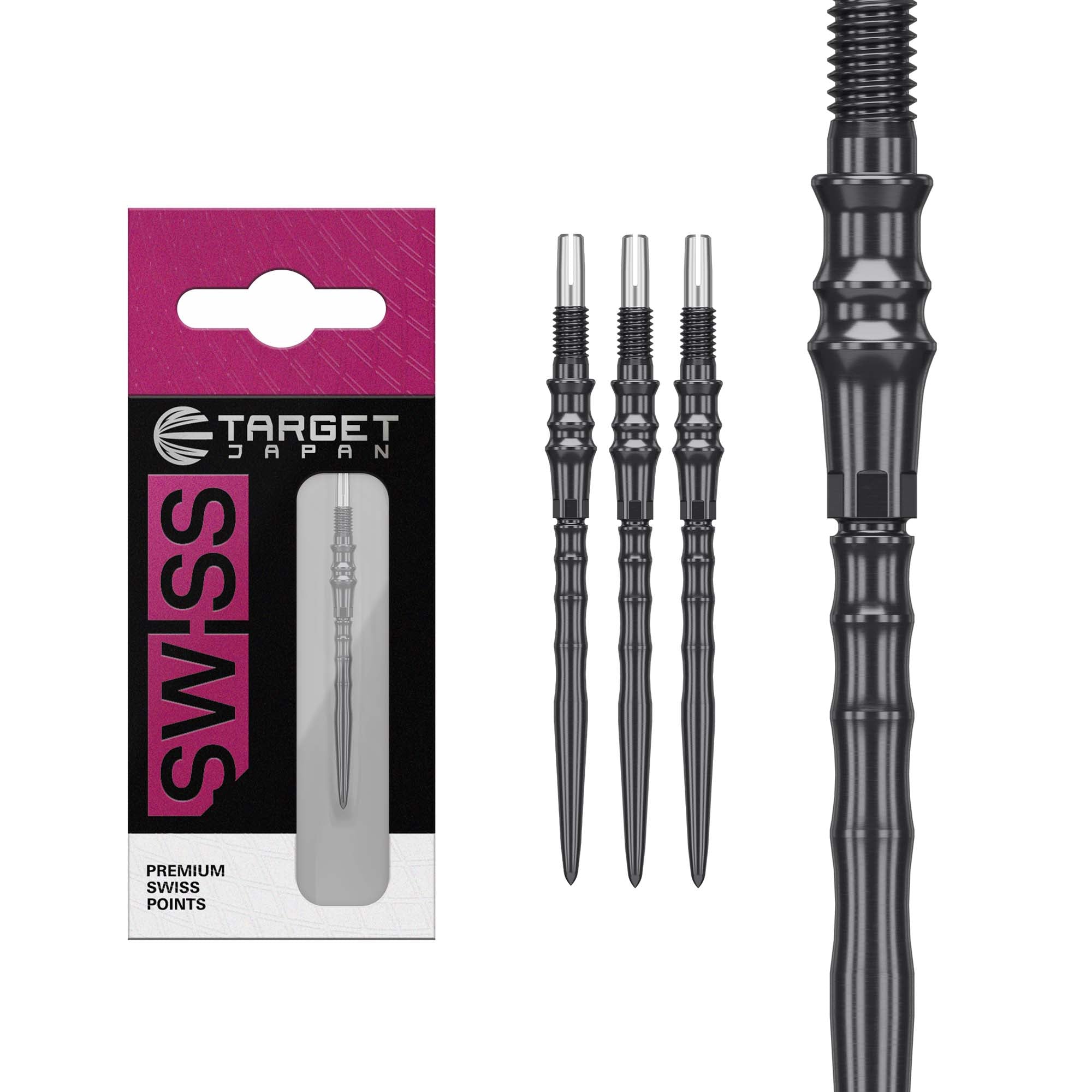 Premium Target JP Swiss Points - Schwarz - DreamDarts Dartshop