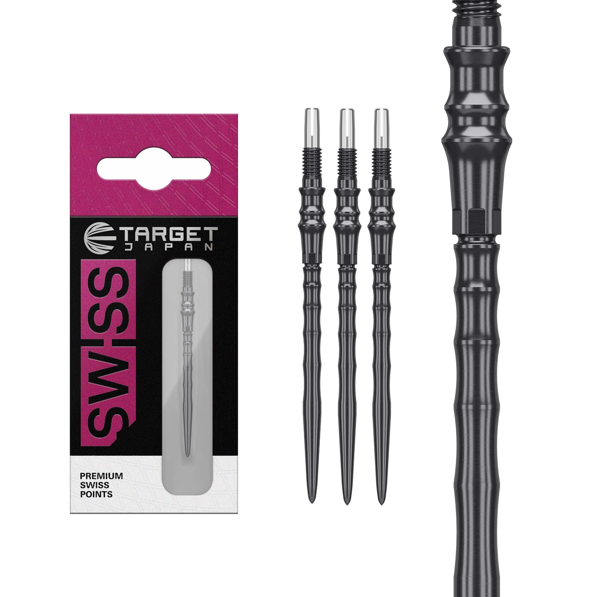 Premium Target JP Swiss Points - Schwarz - DreamDarts Dartshop