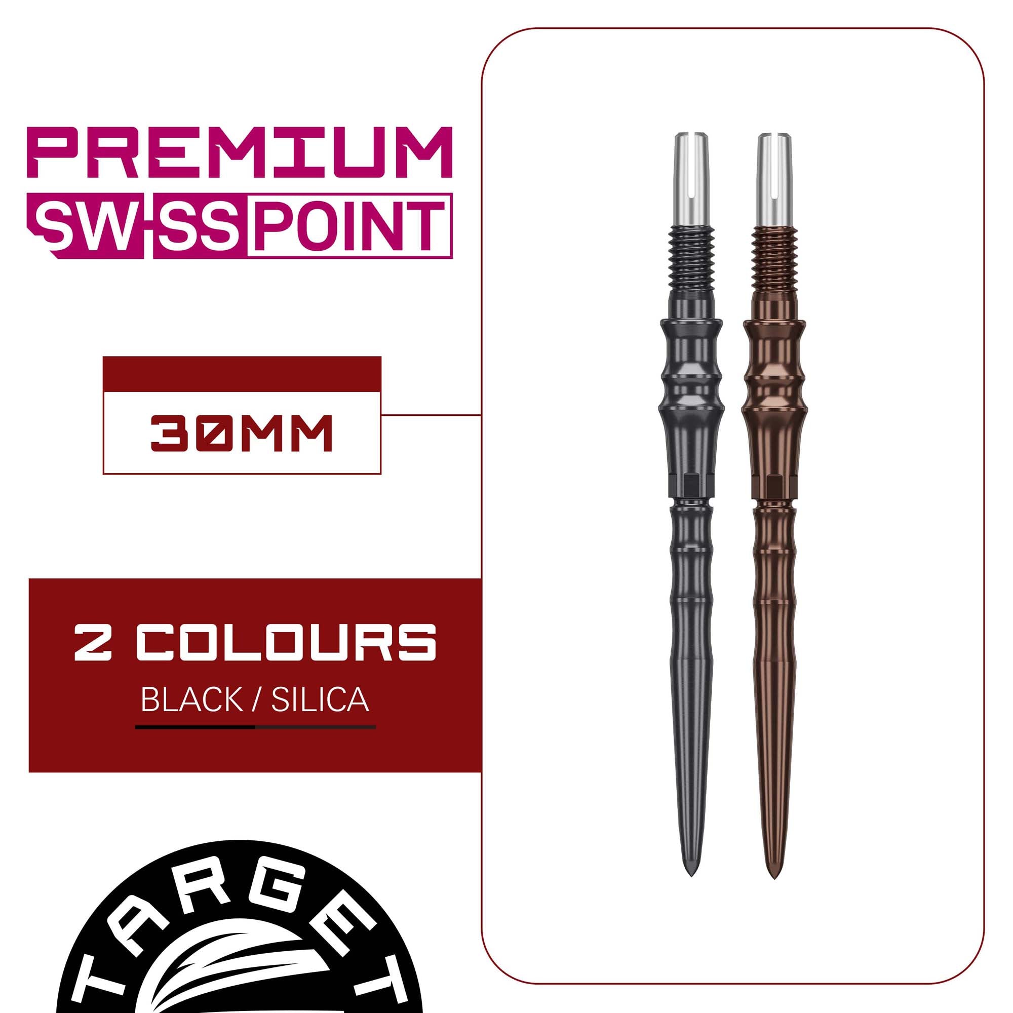 Premium Target JP Swiss Points - Schwarz - DreamDarts Dartshop