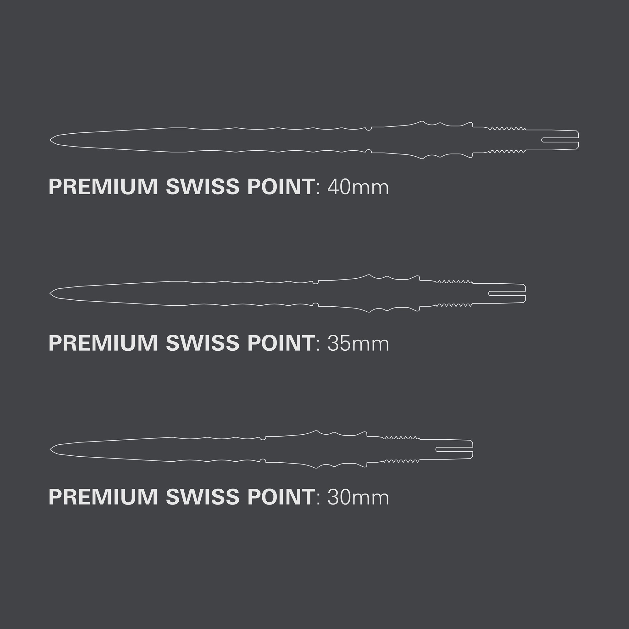 Premium Target JP Swiss Points - Schwarz - DreamDarts Dartshop
