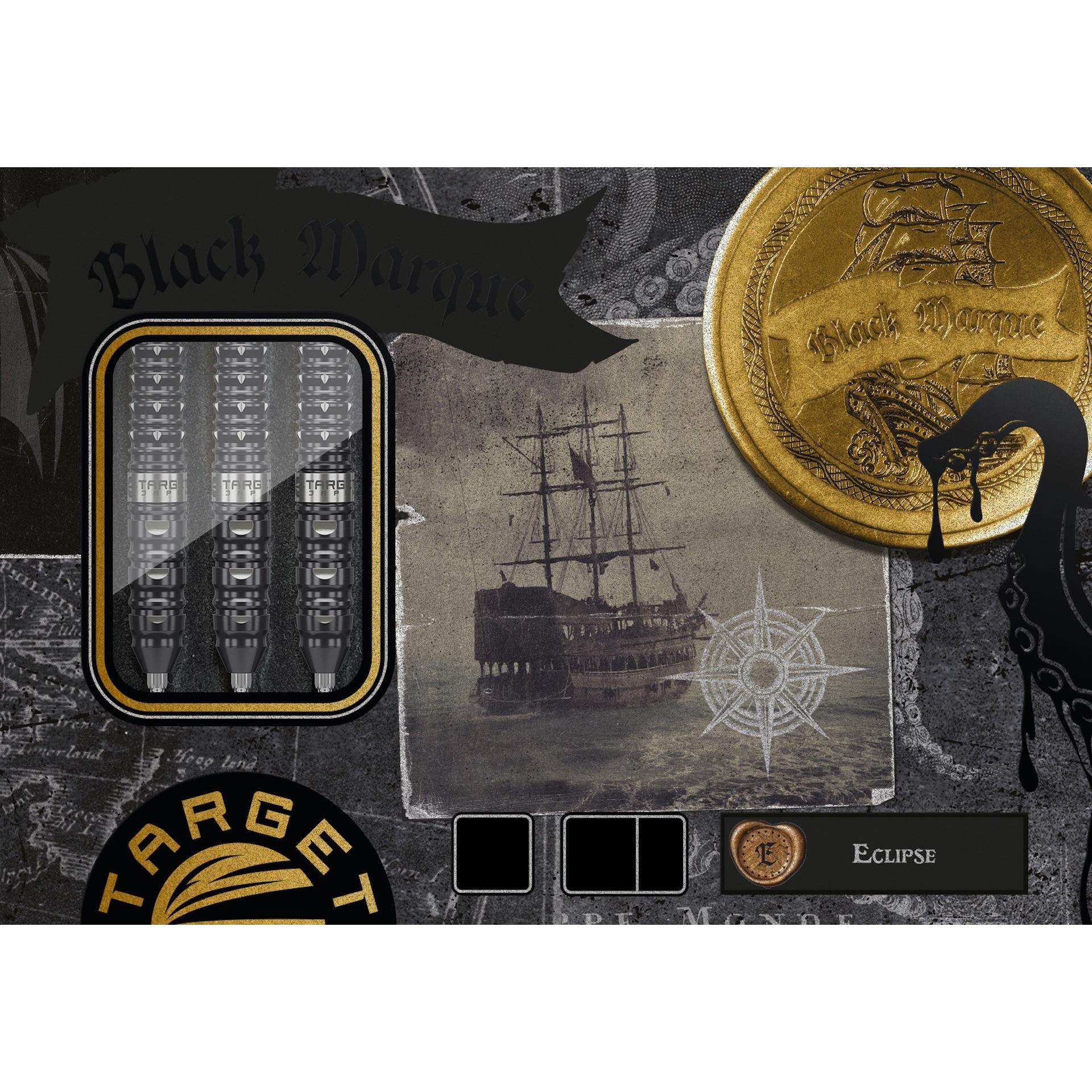 Black Marque Eclipse 90% Steeldarts - DreamDarts Dartshop