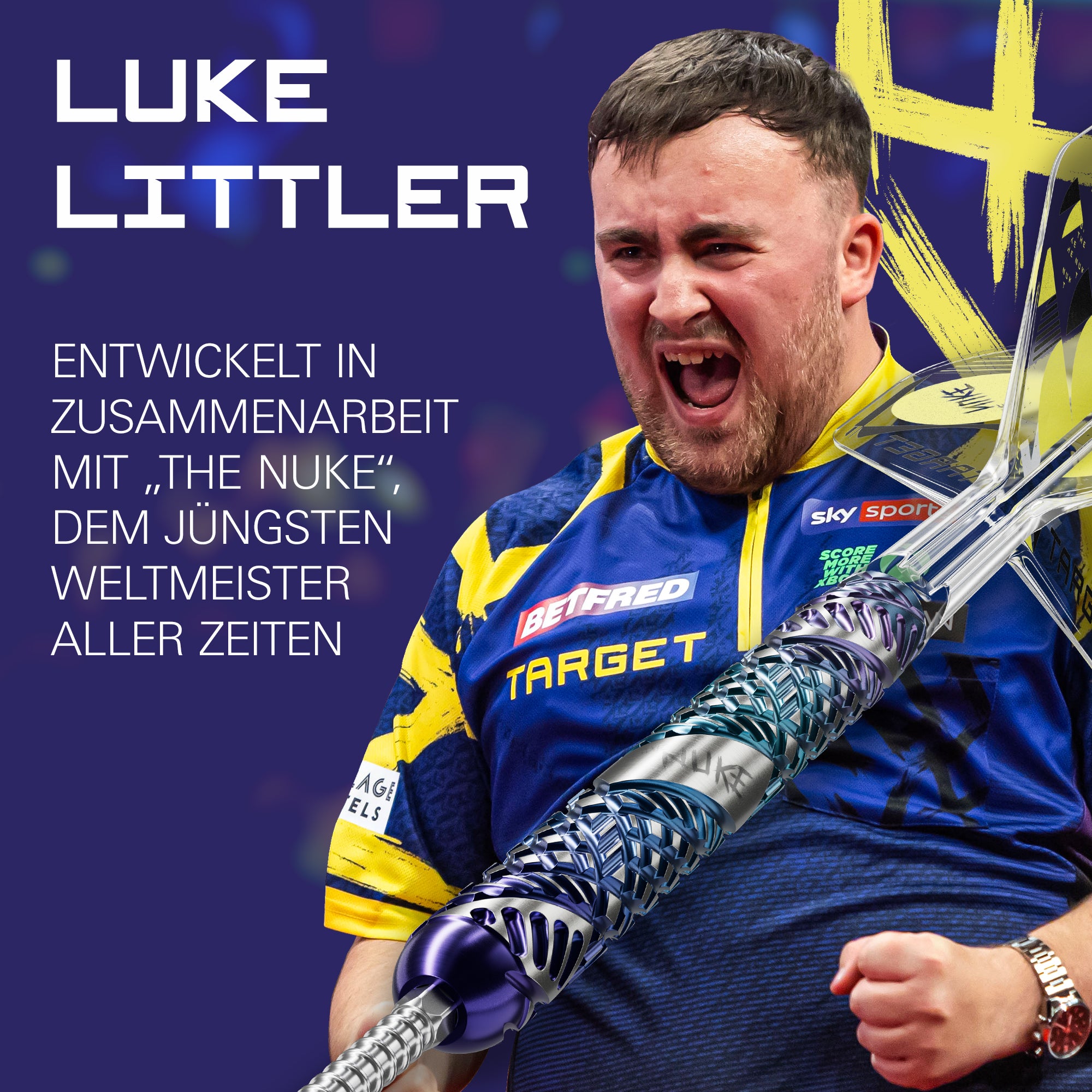 LUKE LITTLER EDGE 95% SP STEEL TIP 2025 - DreamDarts Dartshop