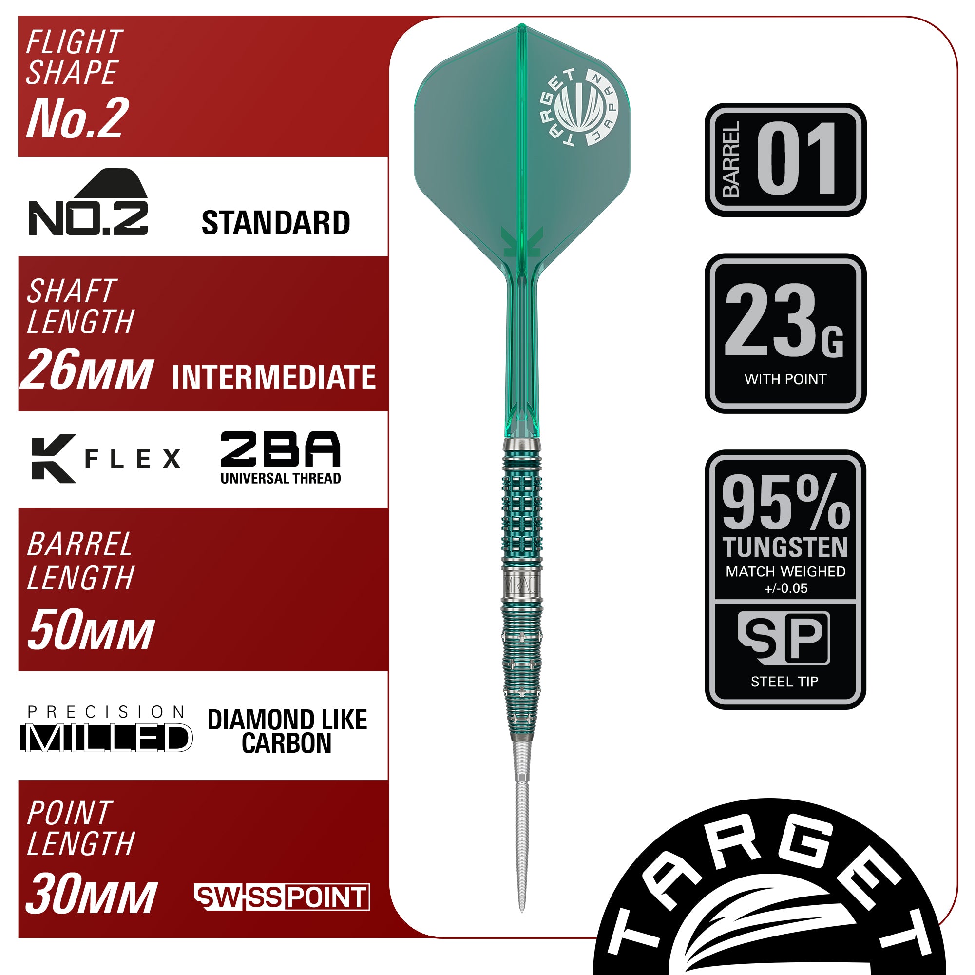 Mikuru Suzuki Gen7 95% Steeldarts - DreamDarts Dartshop