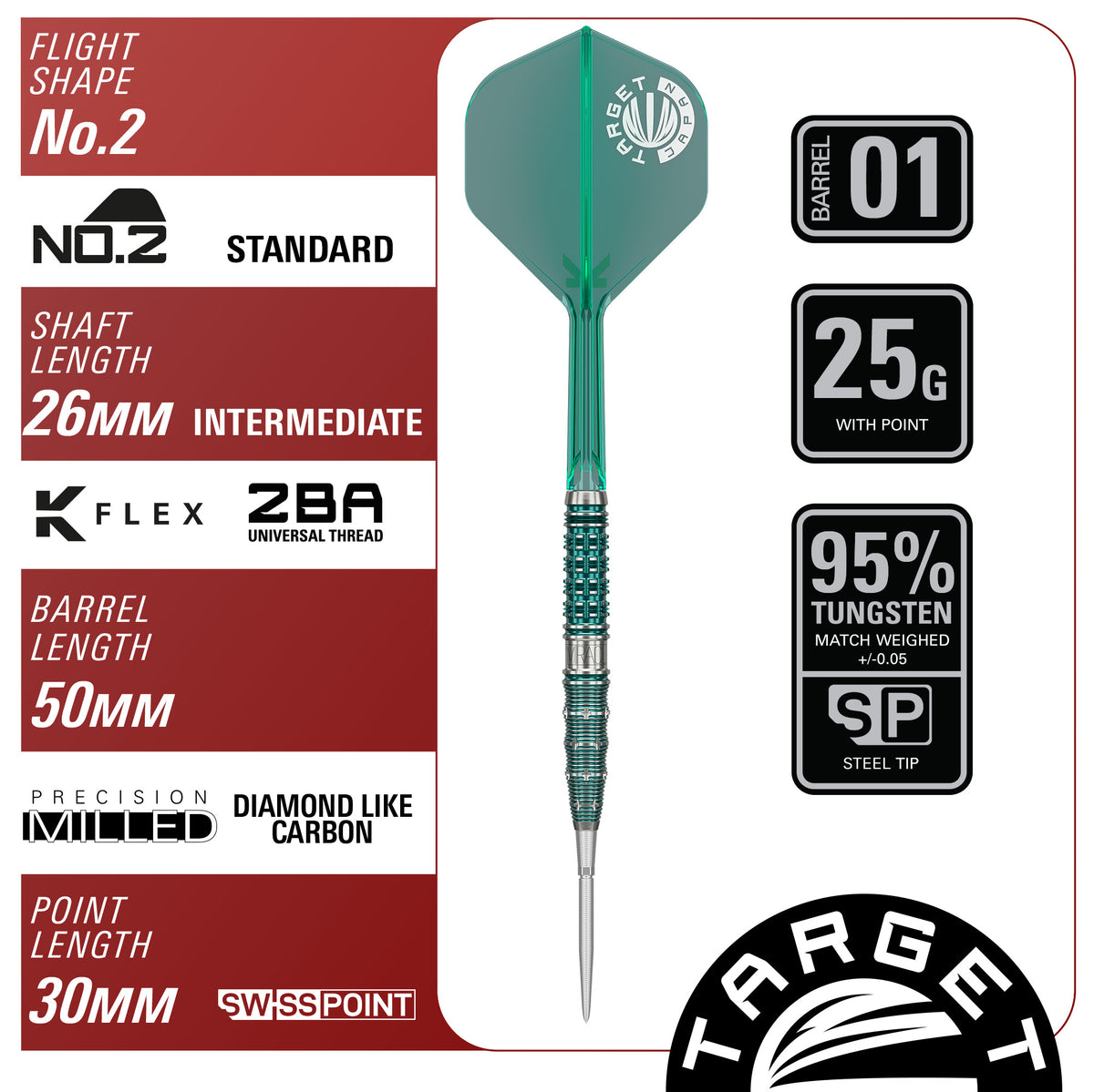 Mikuru Suzuki Gen7 95% Steeldarts - DreamDarts Dartshop