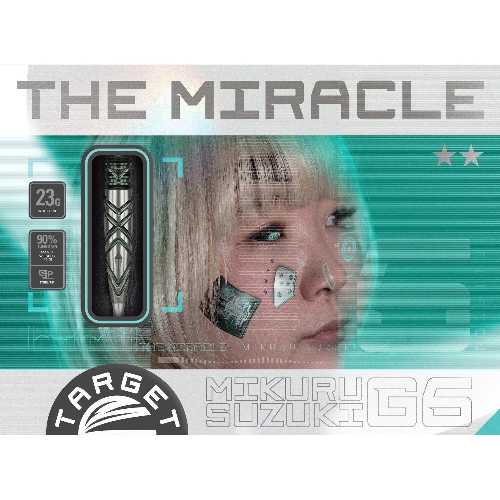 Mikuru "The Miracle" Suzuki G6 95% Steeldarts - DreamDarts Dartshop