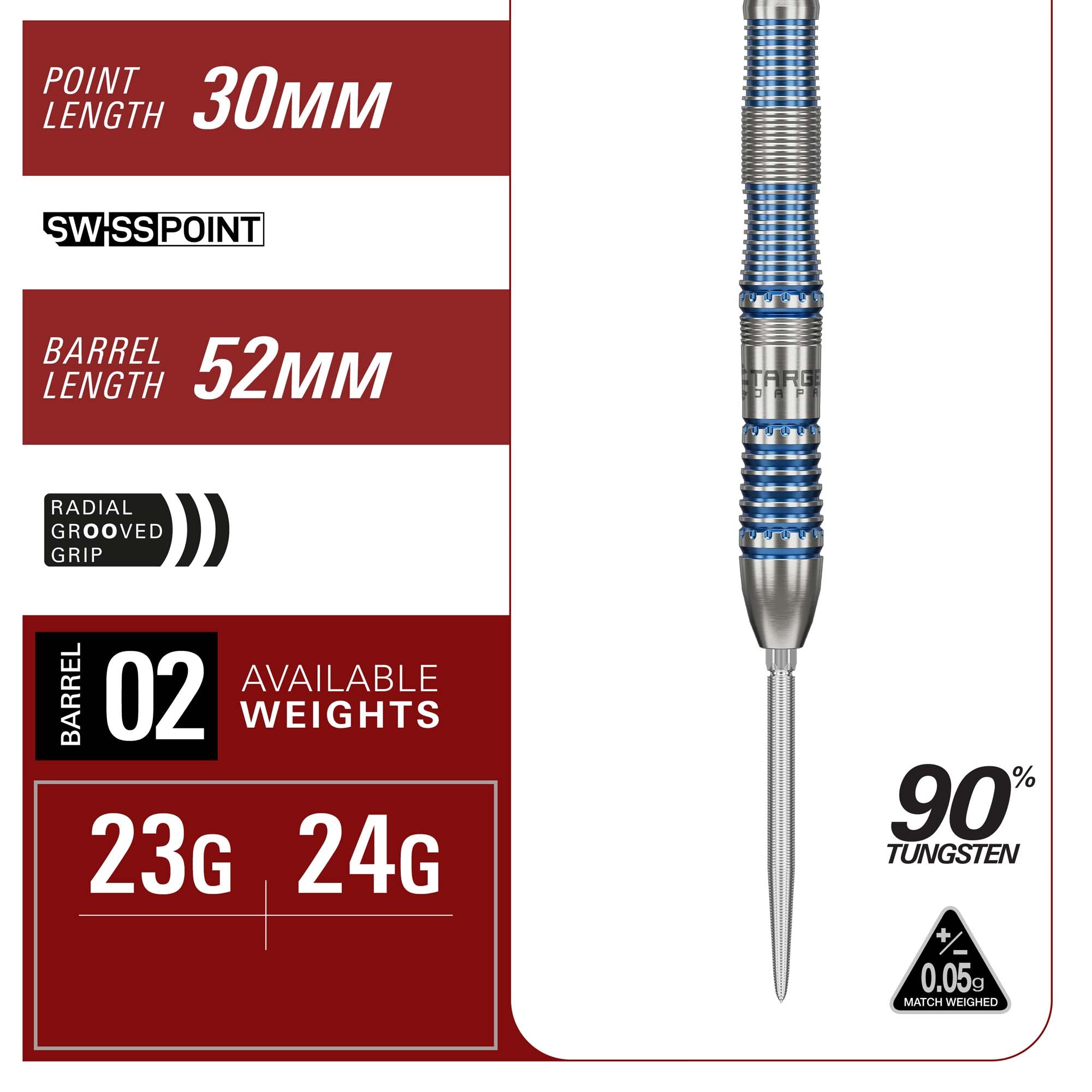 MIZU Series 02 SP 90% STEEL TIP DARTS - DreamDarts Dartshop