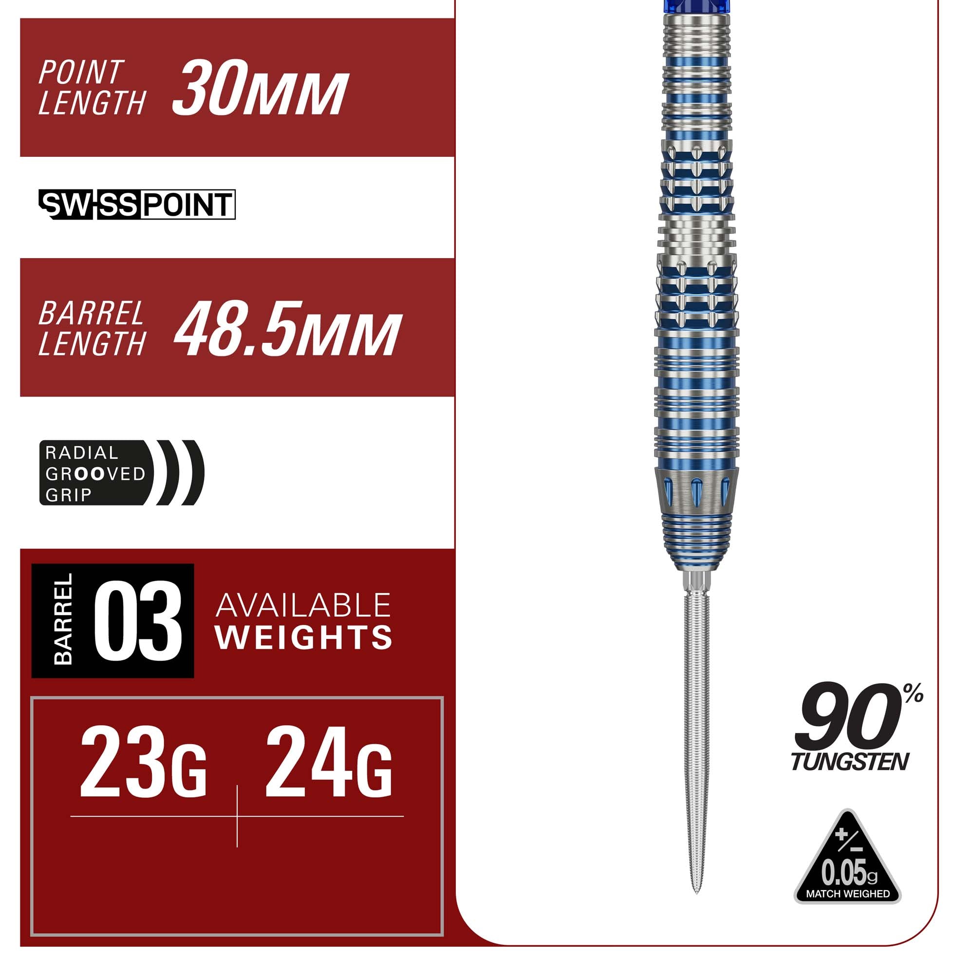 MIZU Series 03 SP 90% STEEL TIP DARTS - DreamDarts Dartshop