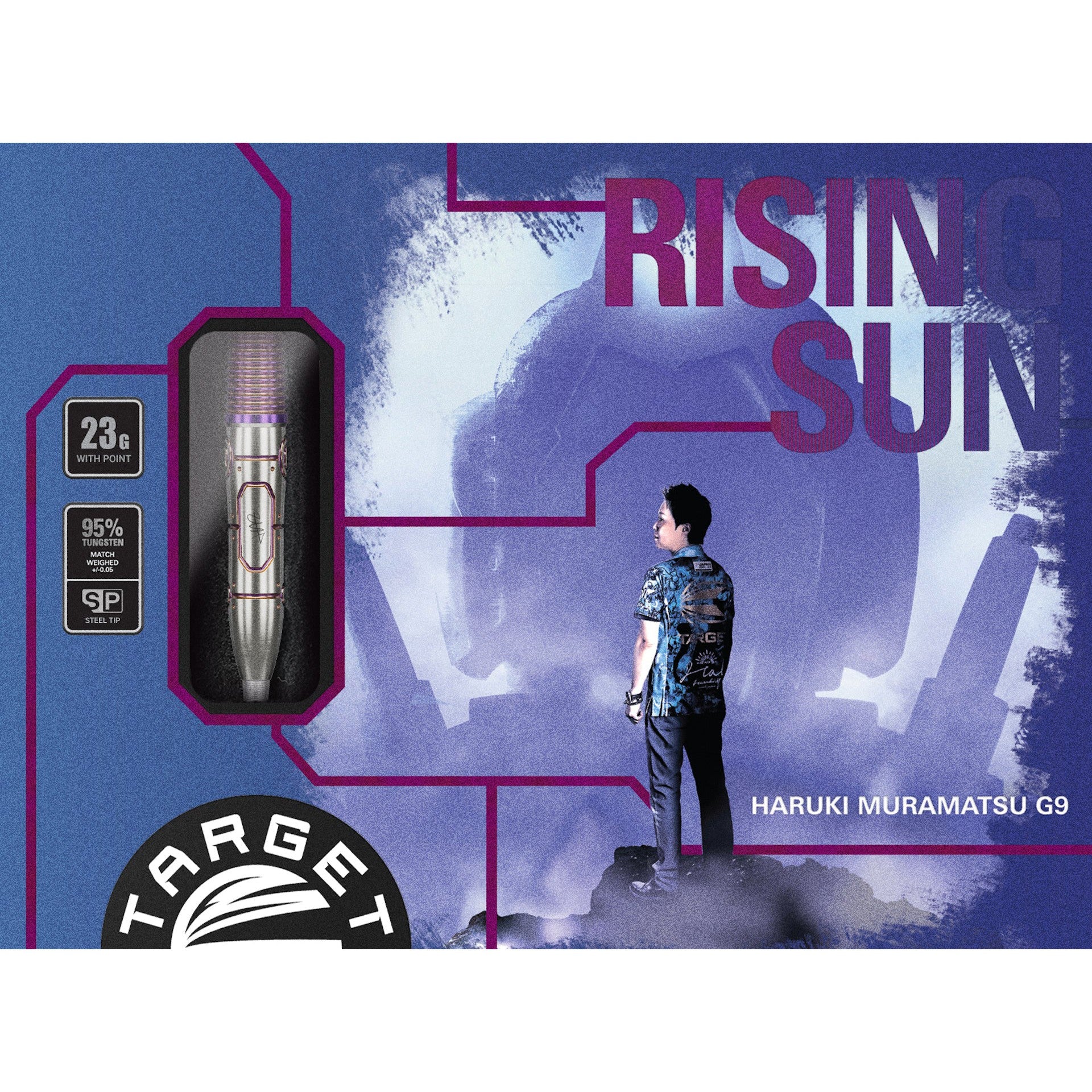 RISING SUN GEN 9 95% 23G SP STEEL TIP DARTS 2024 - DreamDarts Dartshop