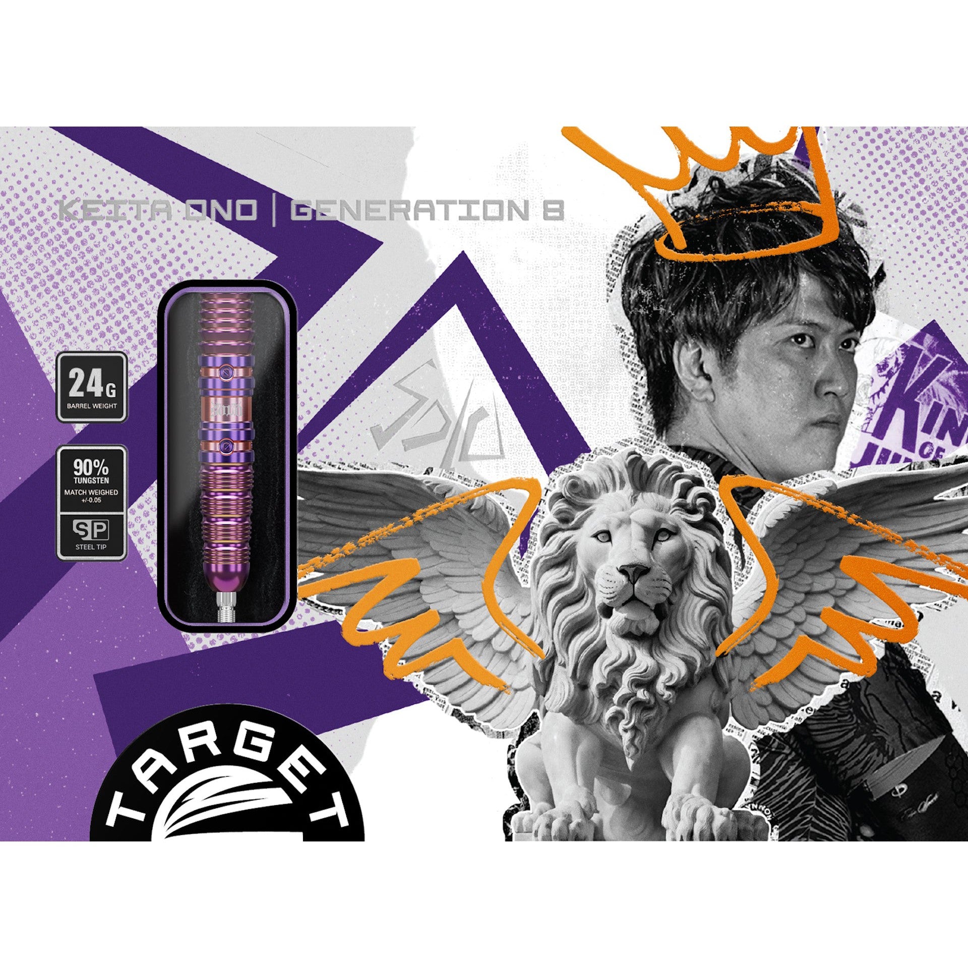 SOLO GEN8 90% 24G SP STEEL TIP DARTS 2024 - DreamDarts Dartshop