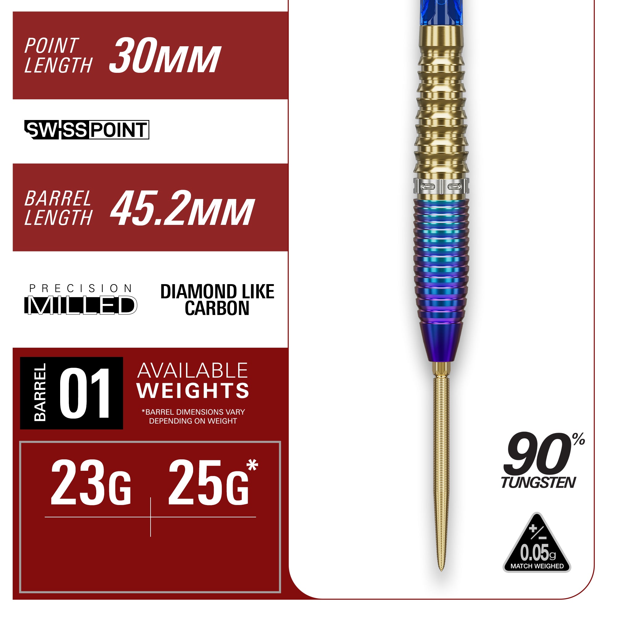 Zenith Gen 2 90% Steeldarts - DreamDarts Dartshop