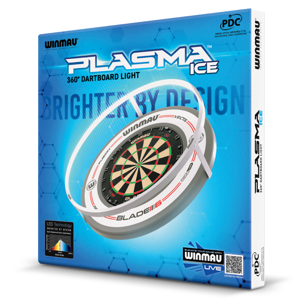 Winmau Plasma ICE LED Dartboard-Beleuchtung - DreamDarts Dartshop