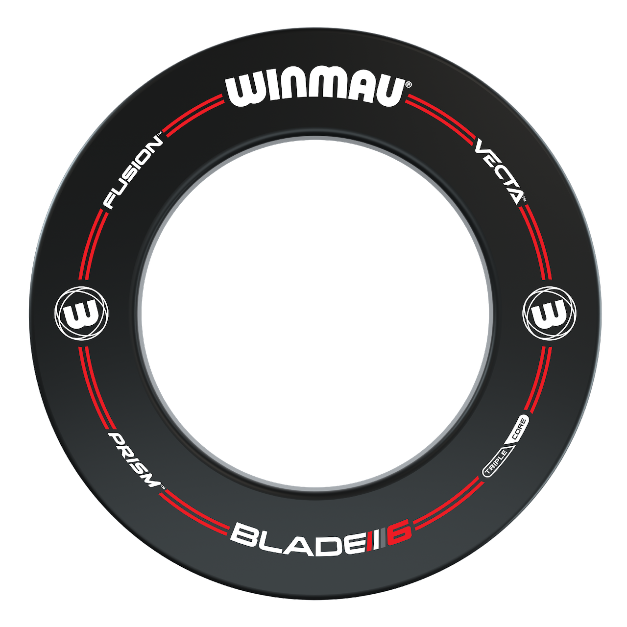 Winmau Plasma Surround Set Black - DreamDarts Dartshop